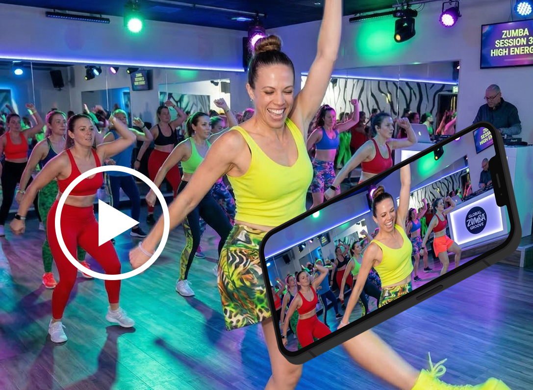 Class replay: watch Zumba sessions on your phone